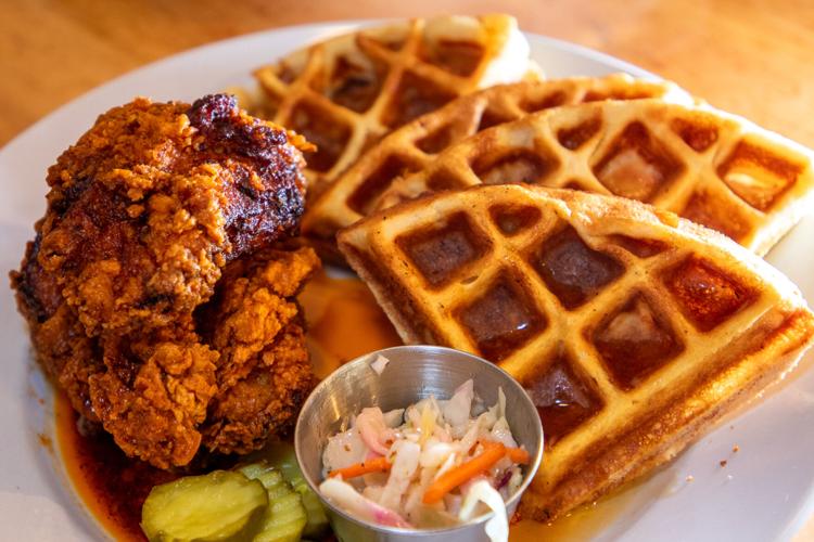 Hot Chicken and Waffles - Ruby Sunshine