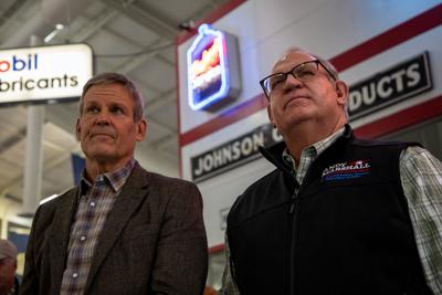 Gov. Bill Lee and Andy Marshall