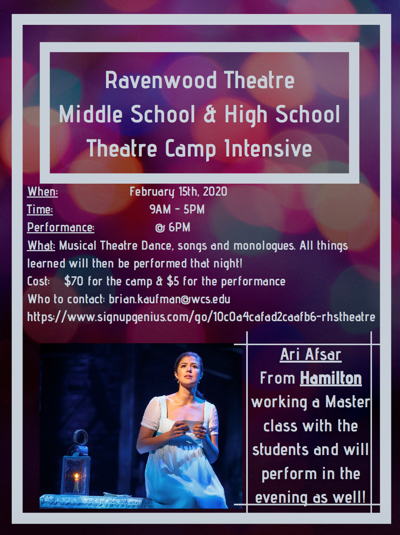 Ravenwood High School Theatre camp