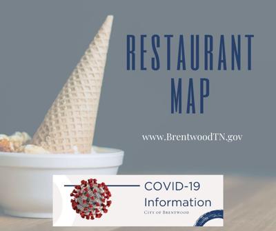 Brentwood Restaurant Map