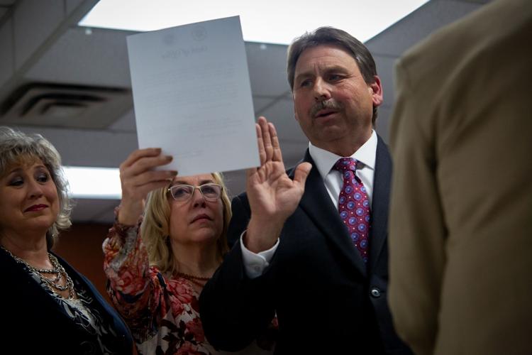 Sheriff Jeff Hughes 2024 swearing in