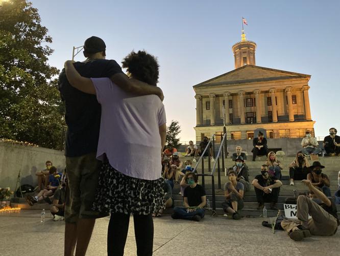 Nashville Vigil embrace