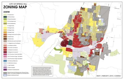 Springtown Zoning Map Single-family homes dominate new Spring Hill zoning map | Spring Hill ...