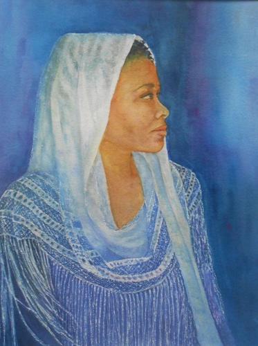 AP Glenna Cook painting