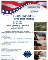 Veterans toxic exposure town hall set for July 15 in Franklin