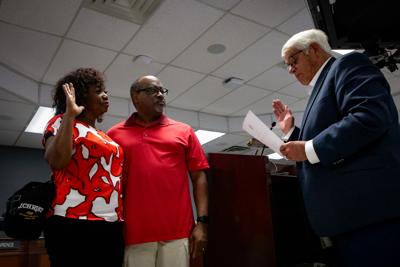 Cheryl Brown County Commission Oath of Office 2024