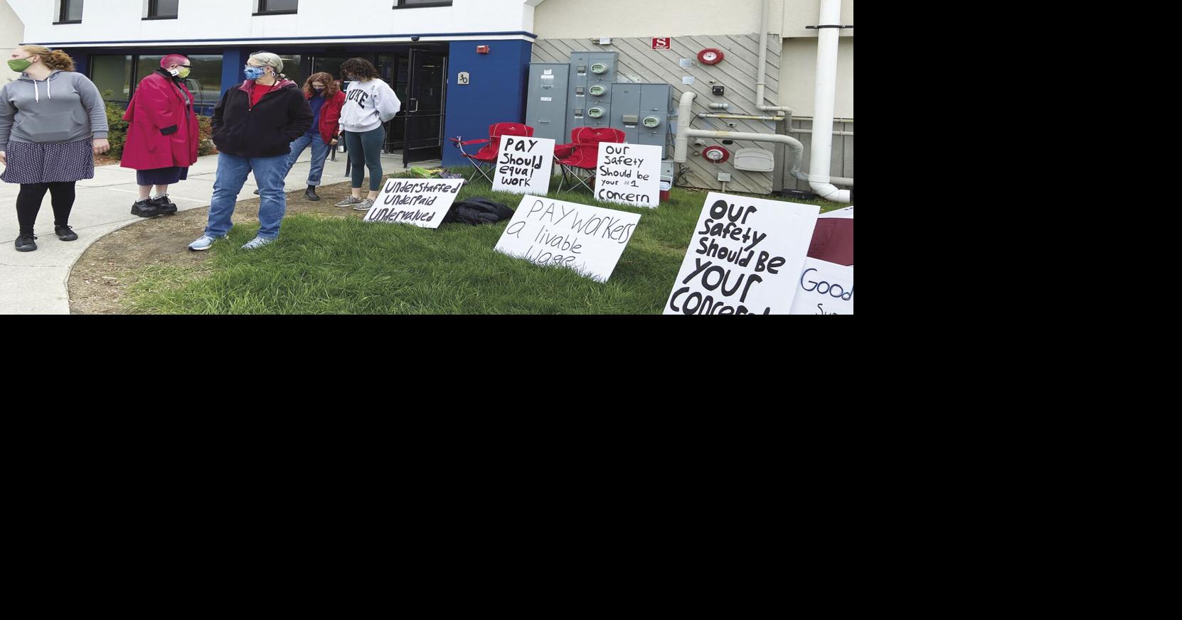 Goodwill employees protest pay, working conditions Willistonvermont