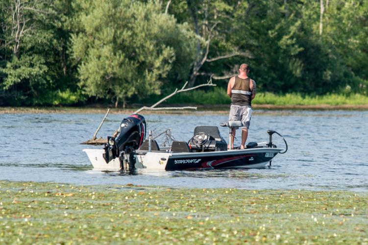 Beating the heat at Lake Iroquois Williston