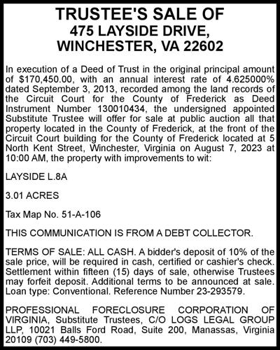 475 Layside Dr 23-293579 | 5-25, 7-3 & 10