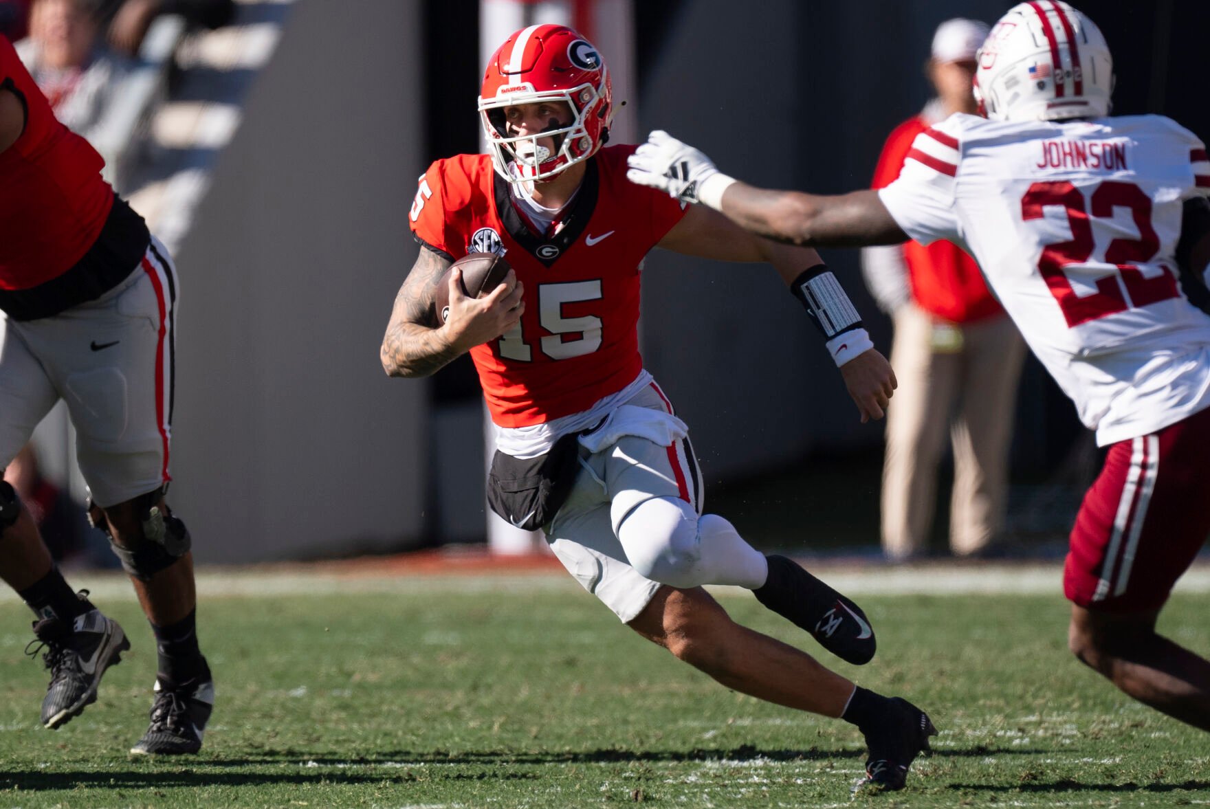 Beck Throws 4 TD Passes And Frazier Runs For 3 Scores To Lead No. 8 ...