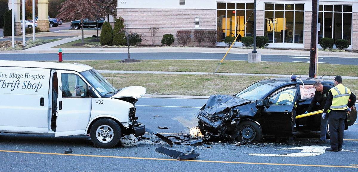 Driver seriously injured in headon crash