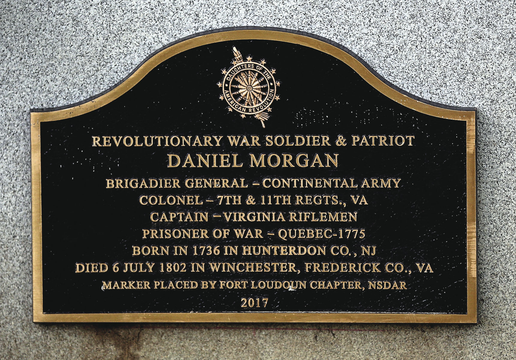 Daniel Morgan grave marker dedicated | Winchester | winchesterstar.com