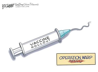Cartoon: Vaccine rollout | Winchester Star | winchesterstar.com