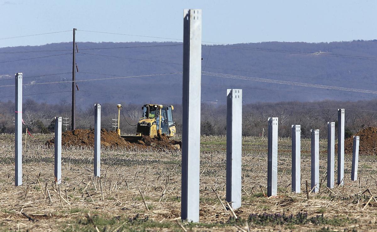 Structures Rising Up At Solar Power Plant Business Winchesterstar Com