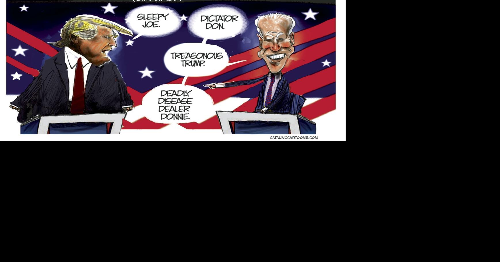 Cartoon Presidential debate Winchester Star