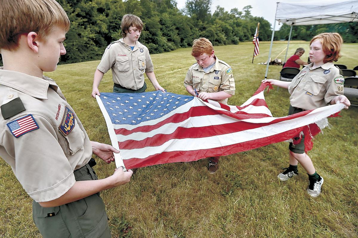 Boy Scouts celebrate Flag Day with retiring ceremony News