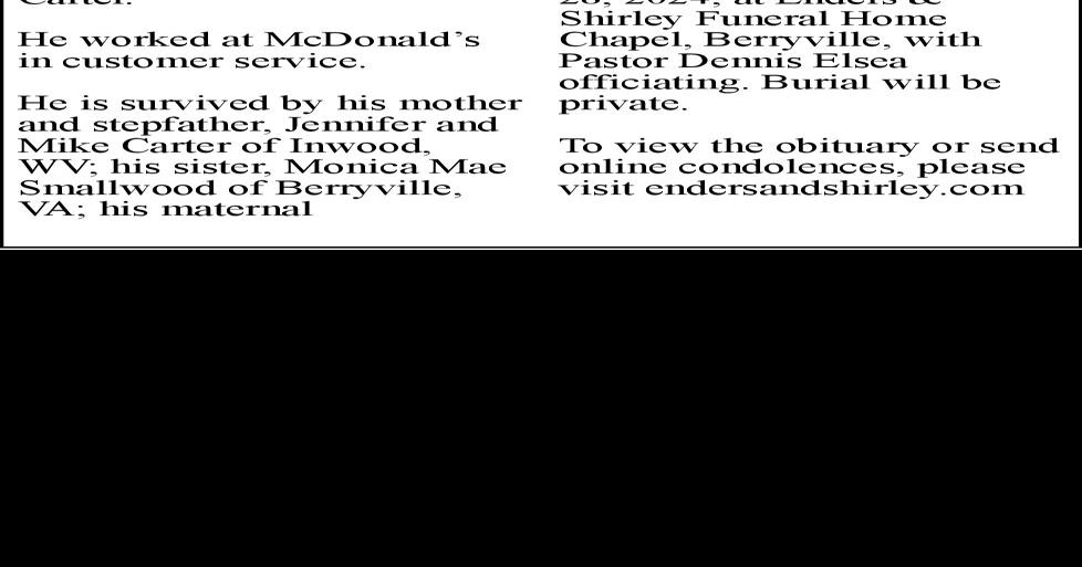 Zackery W. Smallwood Obituaries