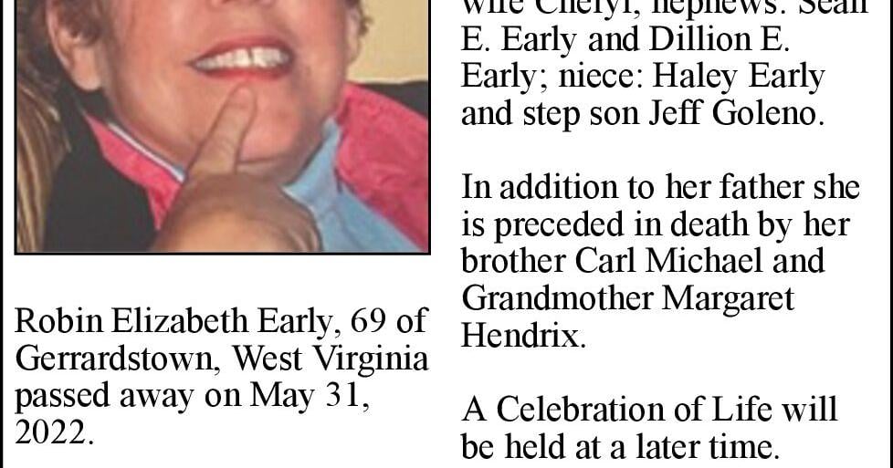 OBIT_Robin_E_Early_440902 Obituaries