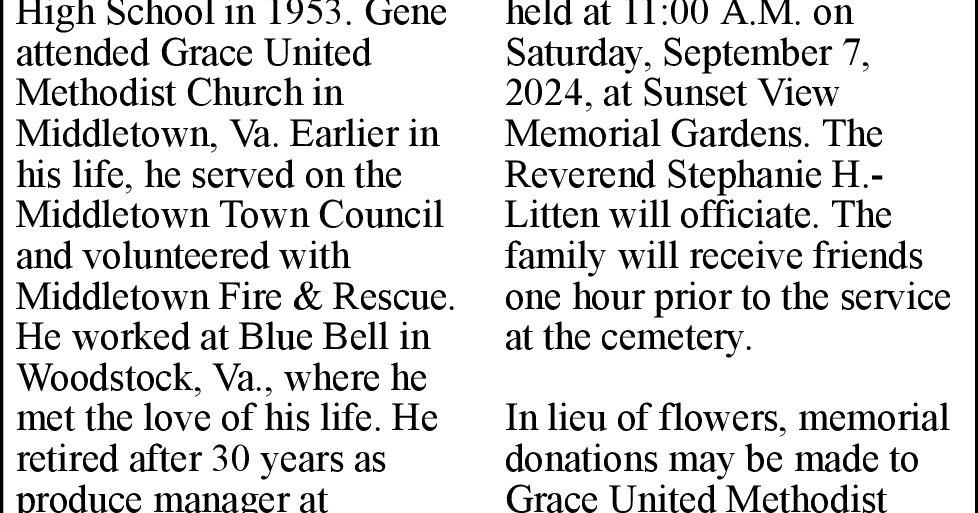 Gene Austin Jenkins Sr. Obituaries