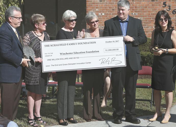 Winchester career and technical center gets new name after 1M gift