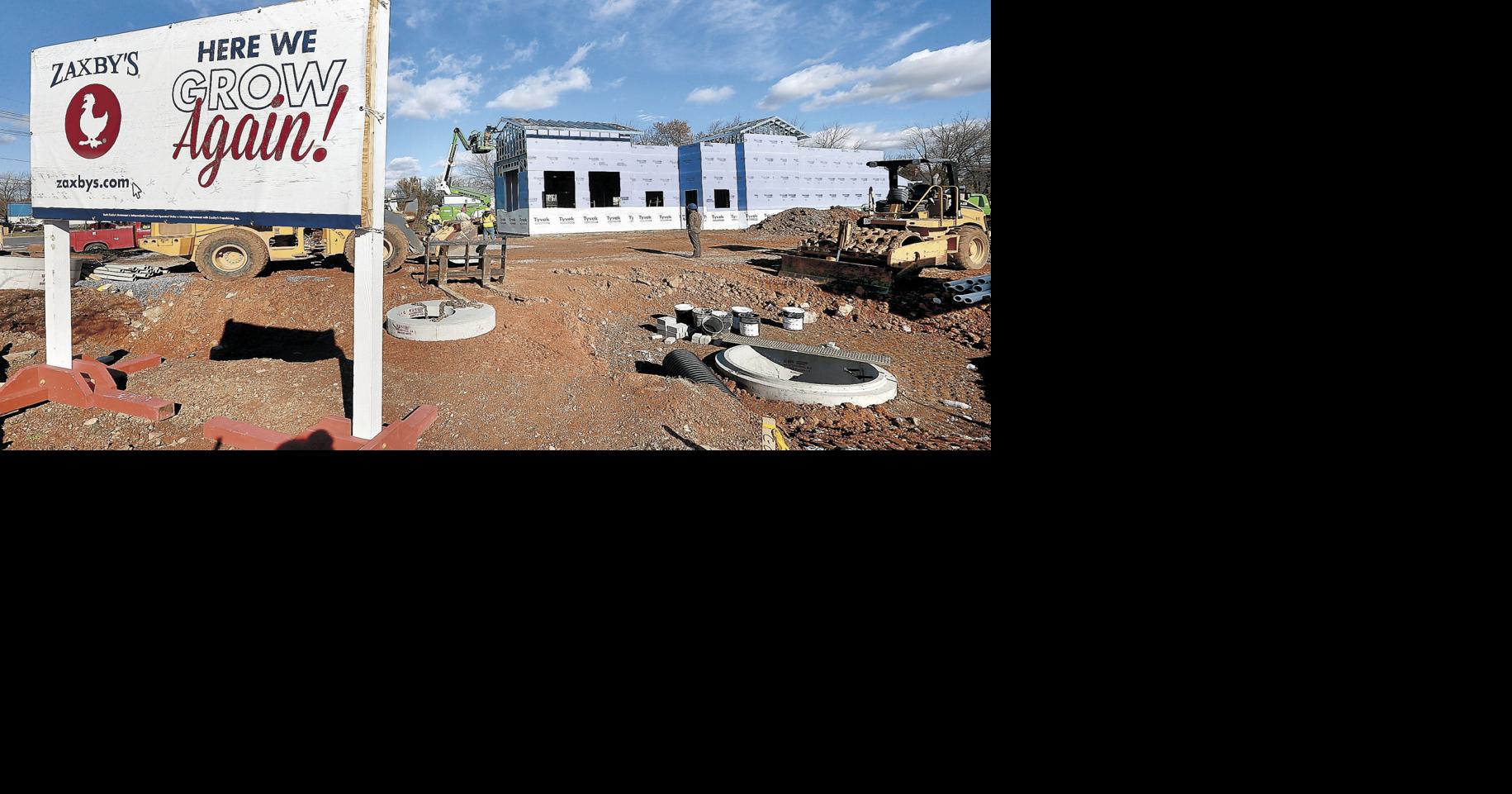 Zaxby's restaurant, under construction, sets target opening date in