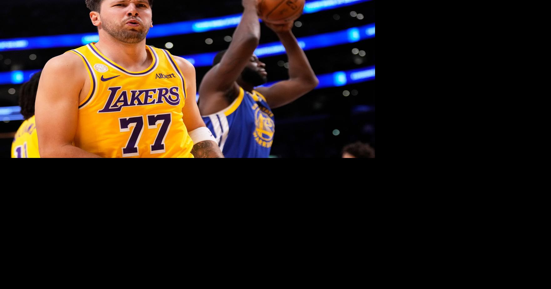 Warriors rookie Yaxel Lendeborg calls out Luka Doncic, both on court ...
