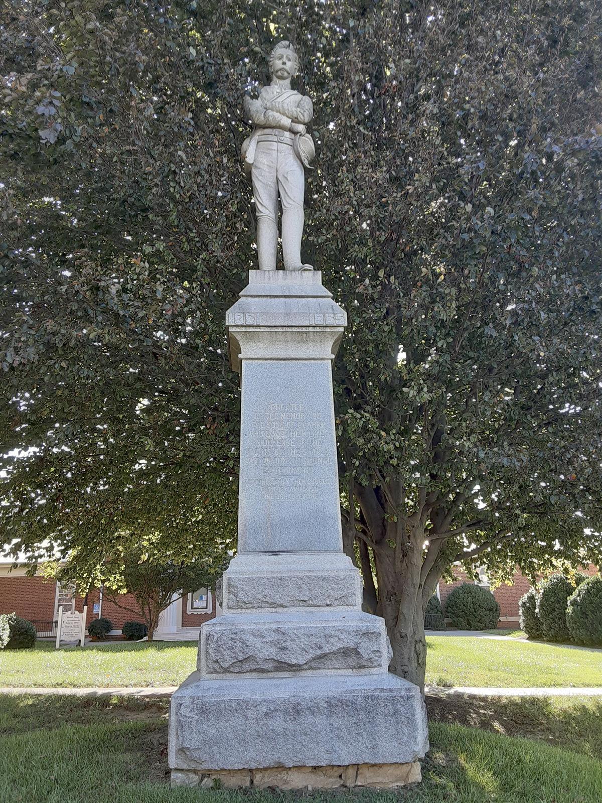 Clarke Statue