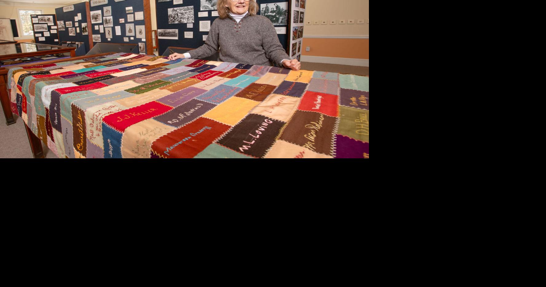 100yearold quilt bringing community together one signature at a time Winchester Star
