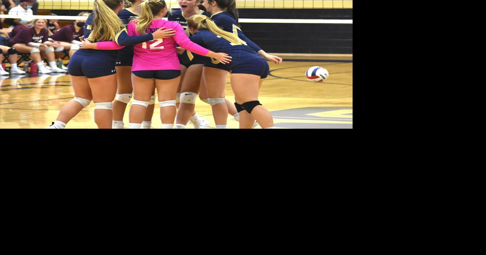 Colonels come together in fourth set to top Judges in volleyball