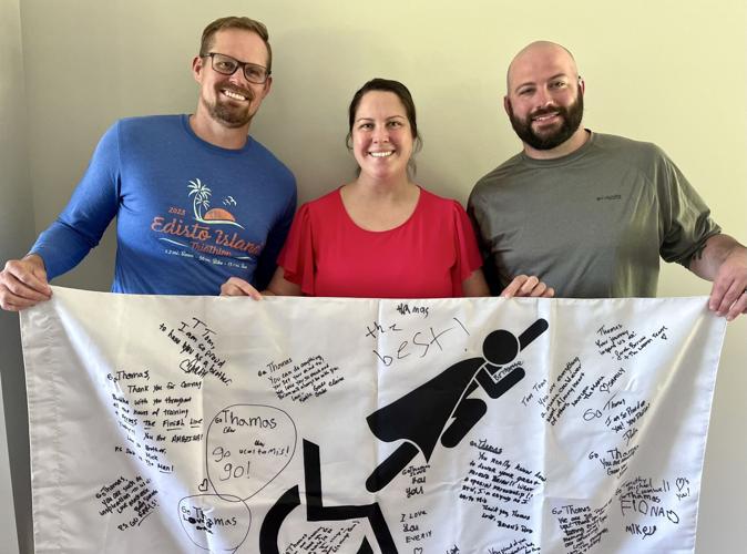 Stephenson man conquers triathlon in honor of his best friend Winchester Star