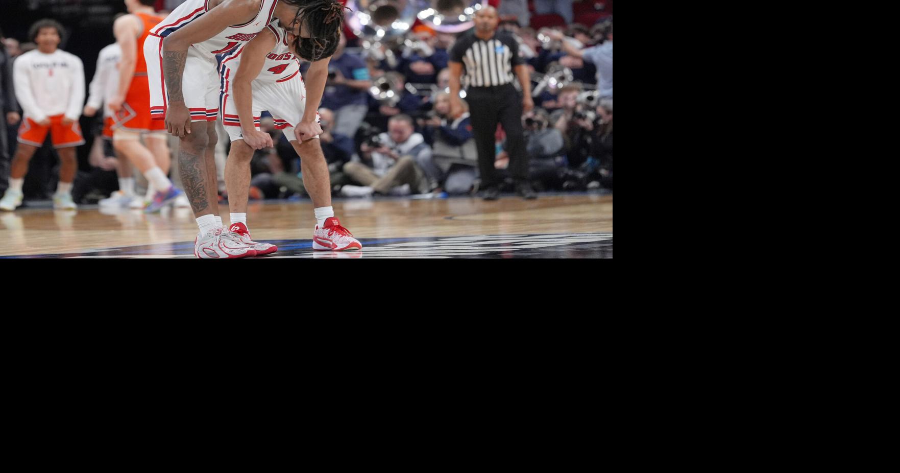 Houston’s season ends in tears after 65-55 loss to Illinois in NCAA Tournament