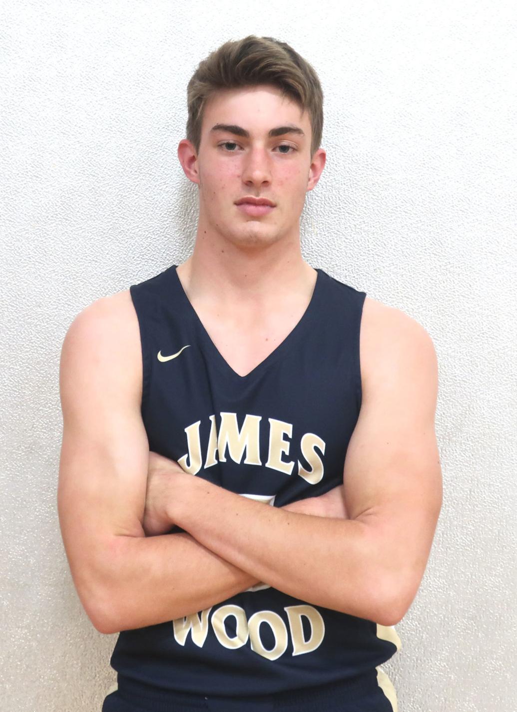 Athlete Spotlight James Wood boys' basketball player Carson Baker