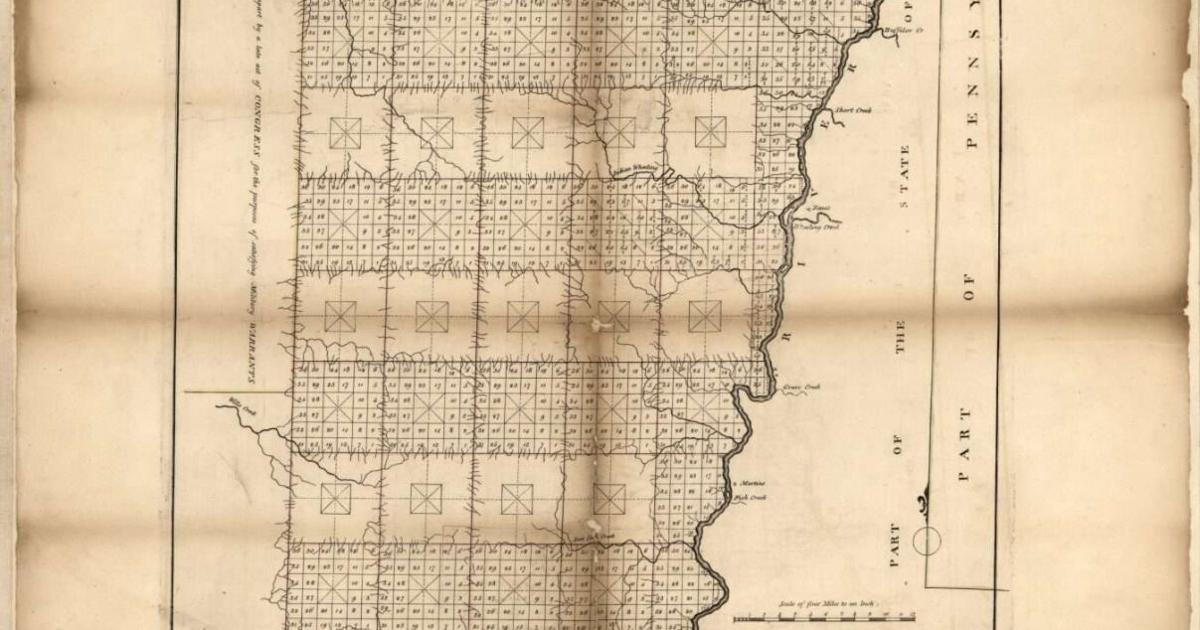 Seven Ranges Map America at 250: Seven Ranges survey changed the country | Winchester ...