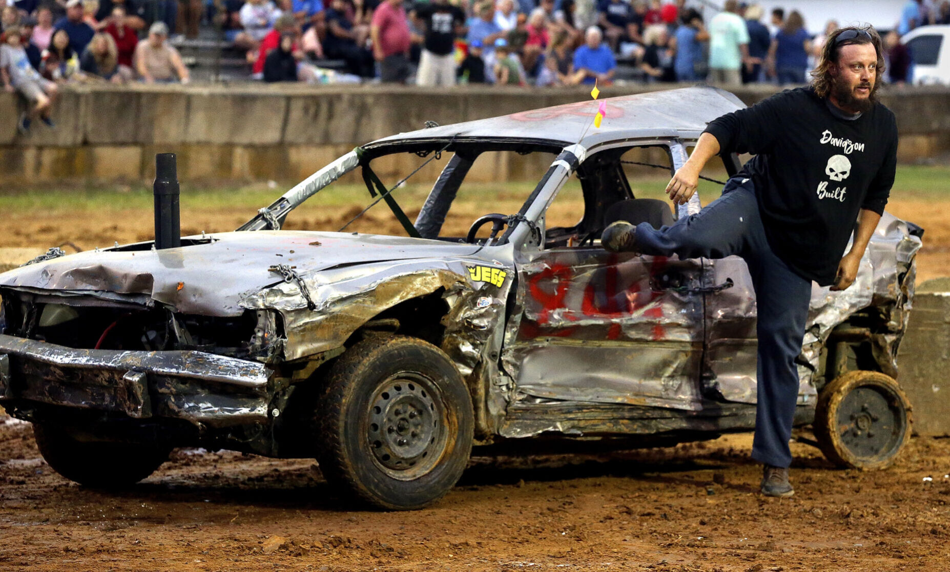 A smashing good time demolition derby a must see at Frederick