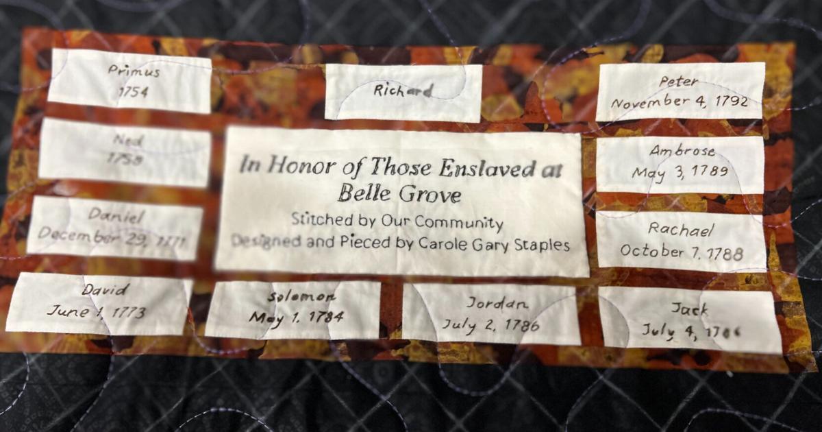 Human connection a thread in Belle Grove Plantation's quilts honoring ...