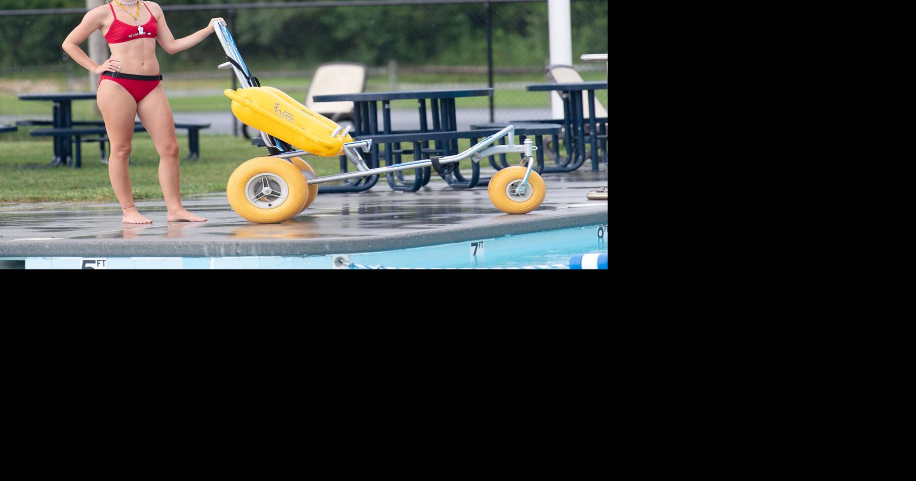 Now everyone can get into the pool! Strasburg pool accepts donation of floating wheelchair (copy)
