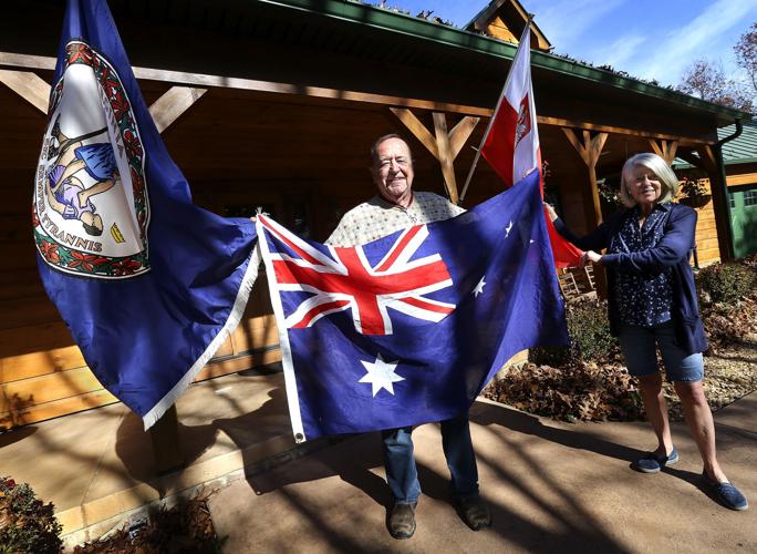 Collecting flags a joy for retired colonel who joined Army on Veterans