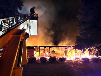 Clarke Barn Fire