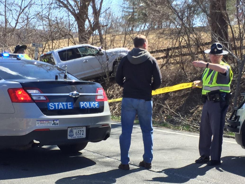 State police Man found dead in crashed vehicle; wounds 'inconsistent