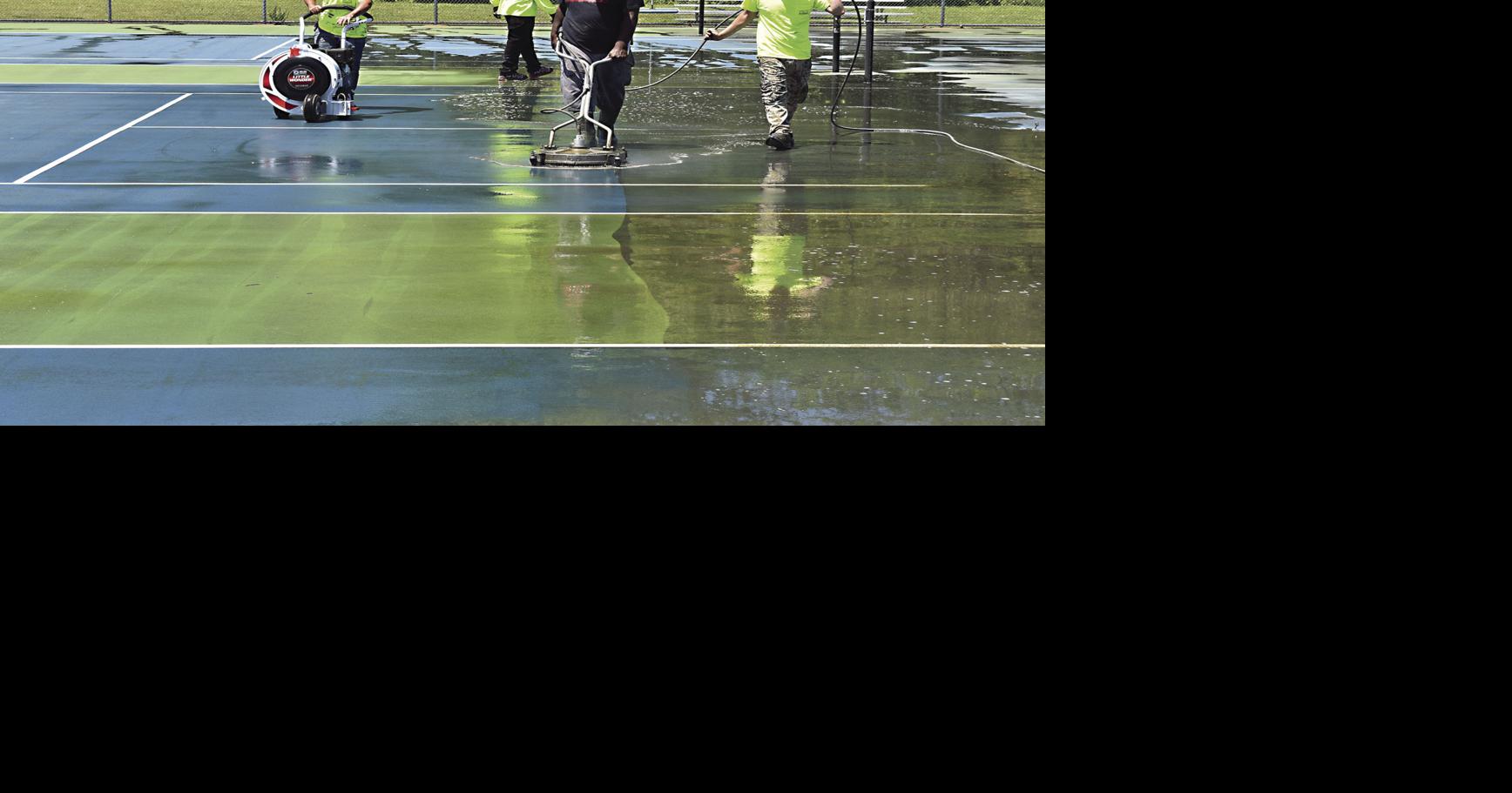 Tennis courts in Chet Hobert Park closed for renovations Winchester