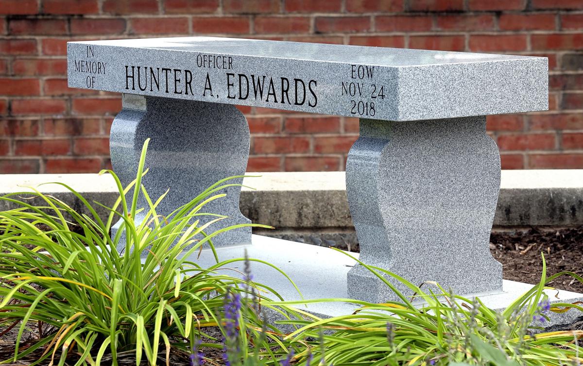 Memorial Bench Honors Fallen Officer Winchester Star Winchesterstar Com