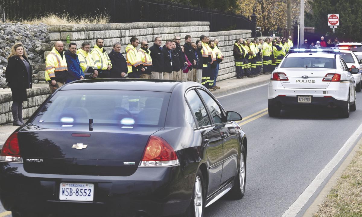 Officer Edwards makes his final patrol through Winchester Winchester