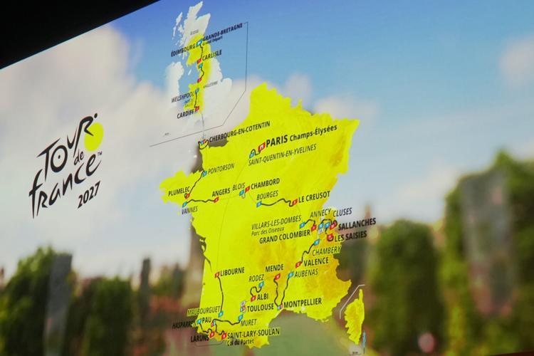 Features Diffreent Races Collage 2027 Tour de France visits 3 different nations early and has most time ...