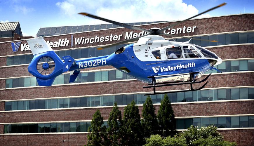 Valley Health unveils medical transport helicopter | Events 