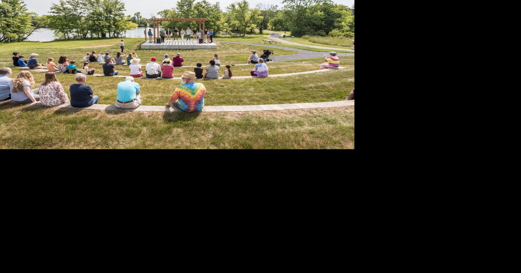 It's show time! New amphitheater at Bowman Library opens Winchester