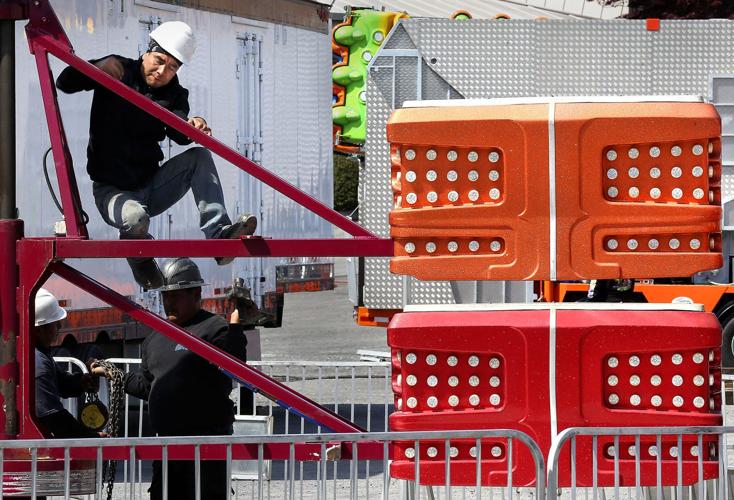 Carnival setup heralds return of Apple Blossom Festival Winchester