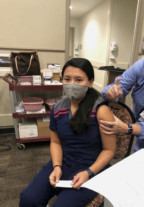 Handley Student Gets COVID-19 Vaccine