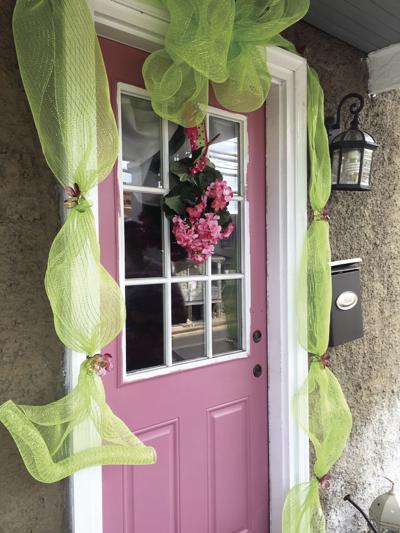 Decorate Your Door In Apple Blossom Decor Apple Blossom