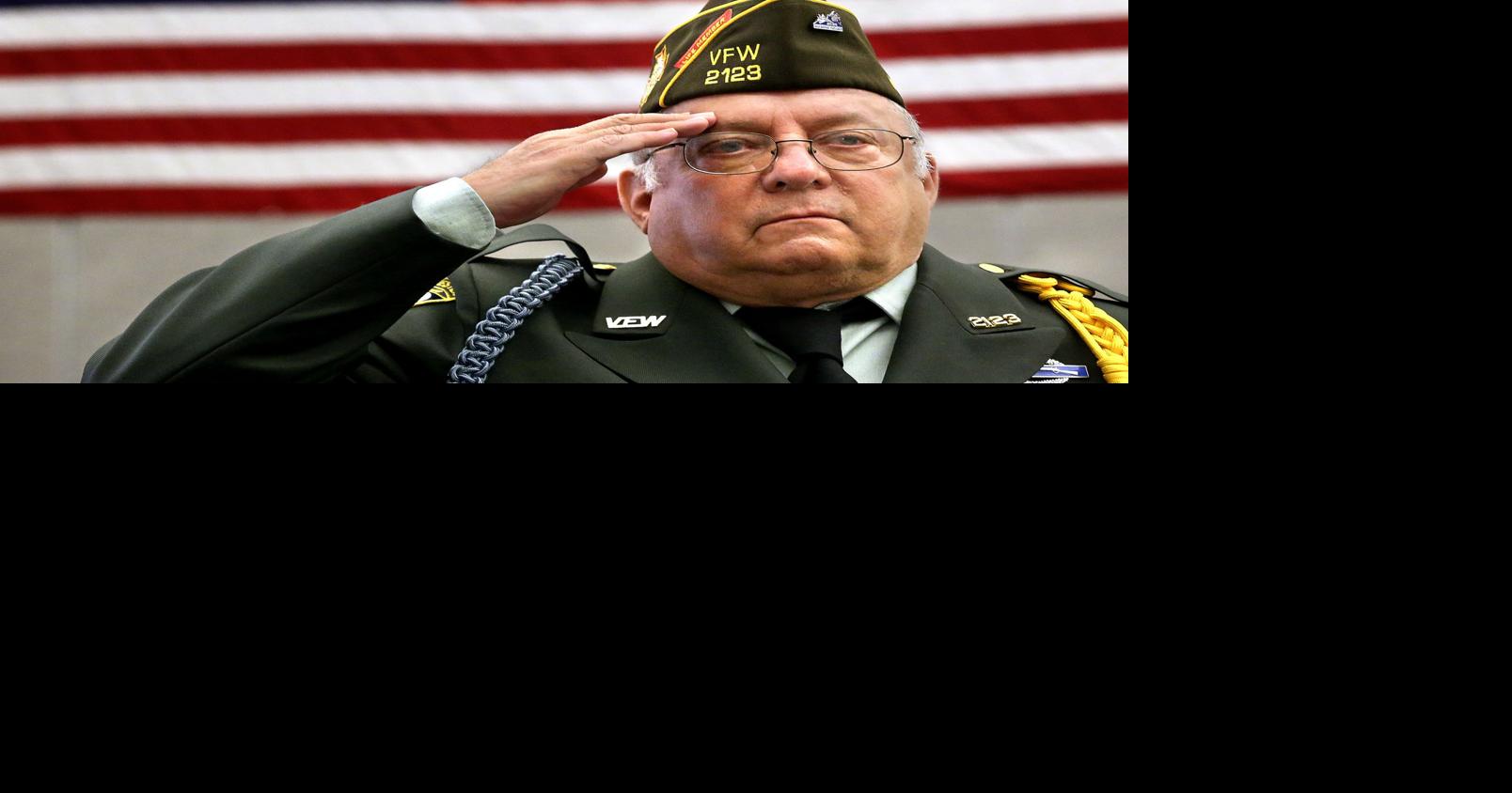 Hurricane's remnants can't stop annual Veterans Day ceremony