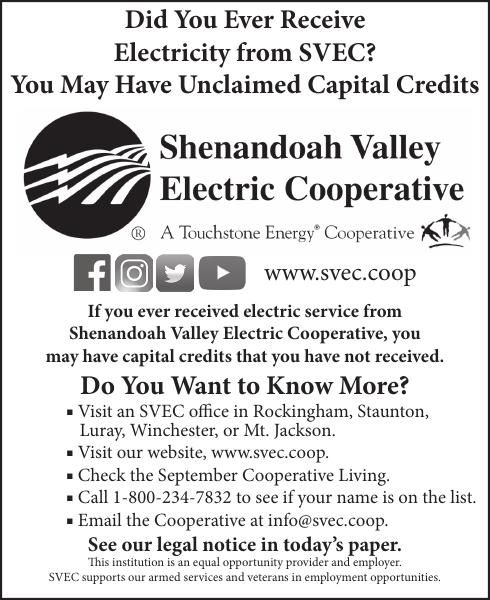 SVEC Capitol Credits | Notices | winchesterstar.com